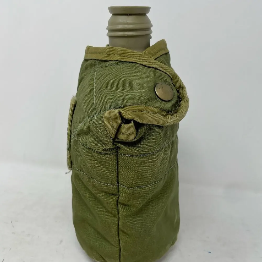 Vintage US Military Olive Drab Canteen Cover Plastic Canteen No Lid